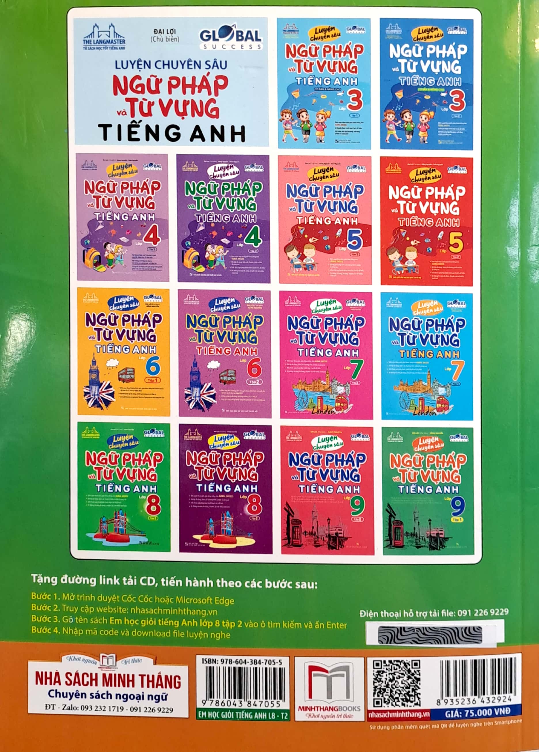 Tải sách Global Success - Em Học Giỏi Tiếng Anh Lớp 8 - Tập 2 (Có Đáp Án) PDF đọc ebook online, epub online, nghe sách nói audio miễn phí.