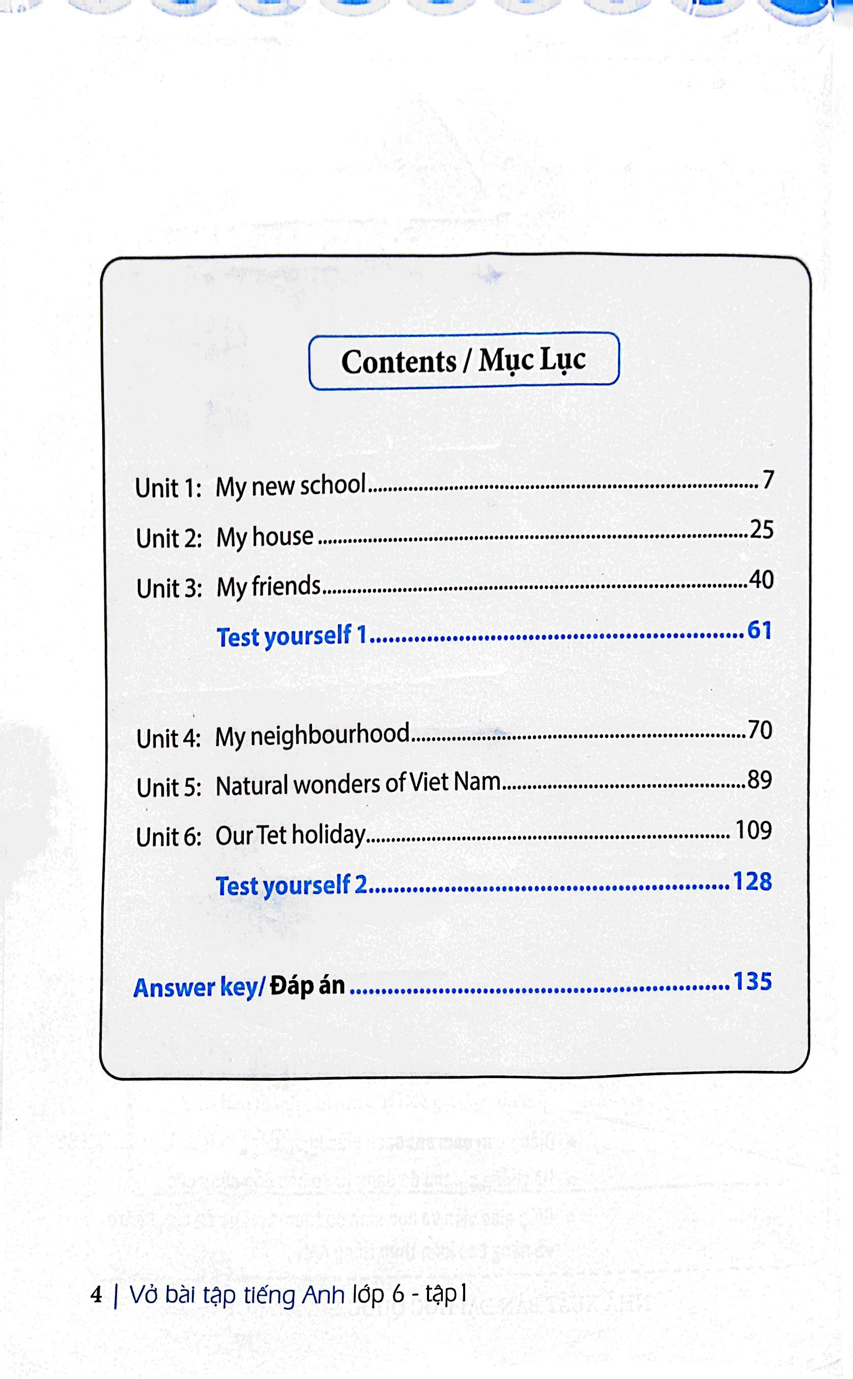 Tải sách Globall Sucess - Vở Bài Tập Tiếng Anh Lớp 6 - Tập 1 (Có Đáp Án) PDF đọc ebook online, epub online, nghe sách nói audio miễn phí.