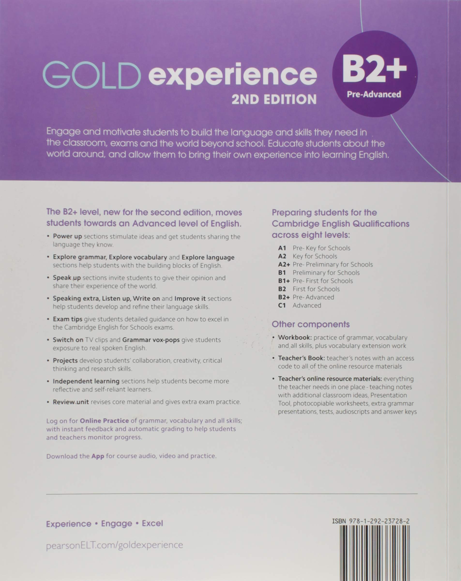 Gold Experience 2nd Edition B2+ Student's Book with Online Practice ...