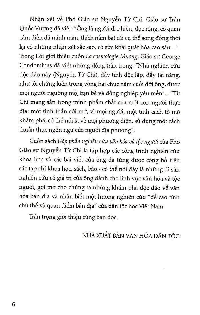 Góp Phần Nghiên Cứu Văn Hóa Và Tộc Người PDF Góp Phần Nghiên Cứu Văn Hóa Và Tộc Người PDF