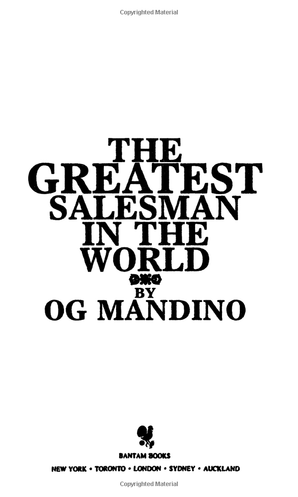 Greatest Salesman In The World - FAHASA.COM