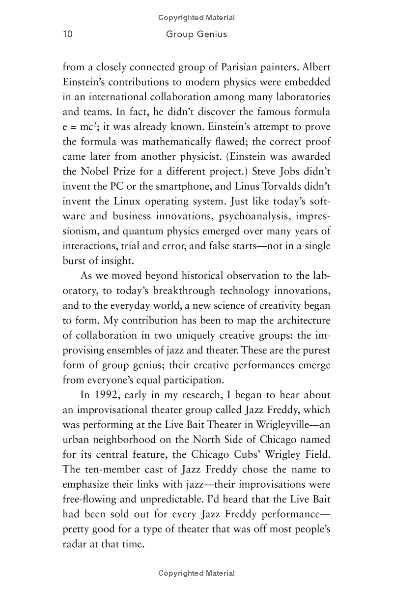 Group Genius: The Creative Power Of Collaboration PDF đọc ebook online, epub online, nghe sách nói audio miễn phí. Group Genius: The Creative Power Of Collaboration PDF đọc ebook online, epub online, nghe sách nói audio miễn phí.