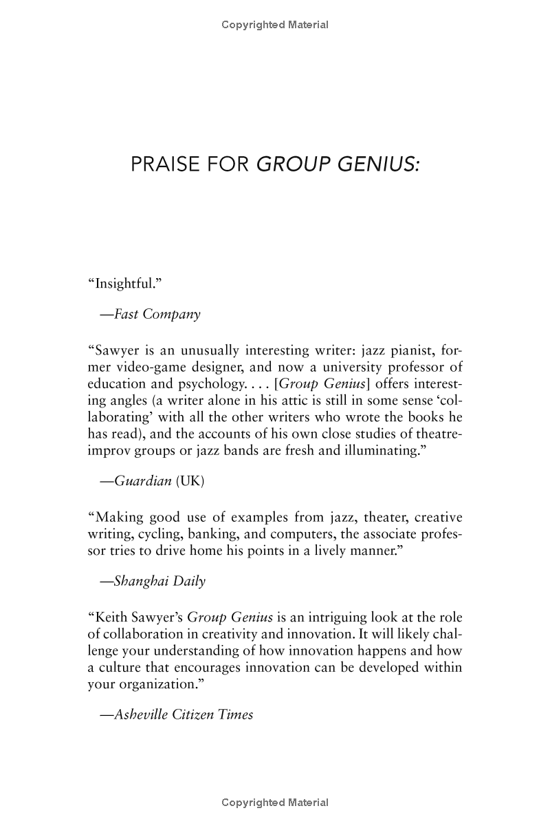 Group Genius: The Creative Power Of Collaboration PDF đọc ebook online, epub online, nghe sách nói audio miễn phí. Group Genius: The Creative Power Of Collaboration PDF đọc ebook online, epub online, nghe sách nói audio miễn phí.
