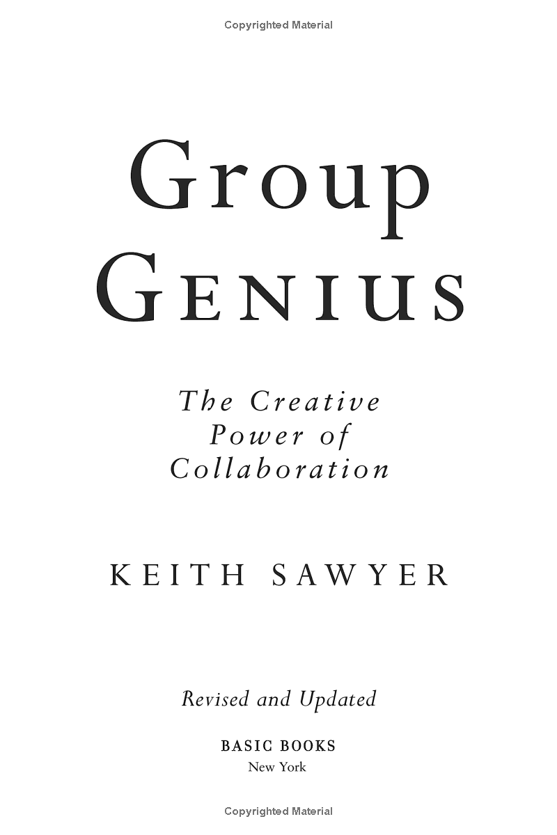 Group Genius: The Creative Power Of Collaboration PDF đọc ebook online, epub online, nghe sách nói audio miễn phí. Group Genius: The Creative Power Of Collaboration PDF đọc ebook online, epub online, nghe sách nói audio miễn phí.