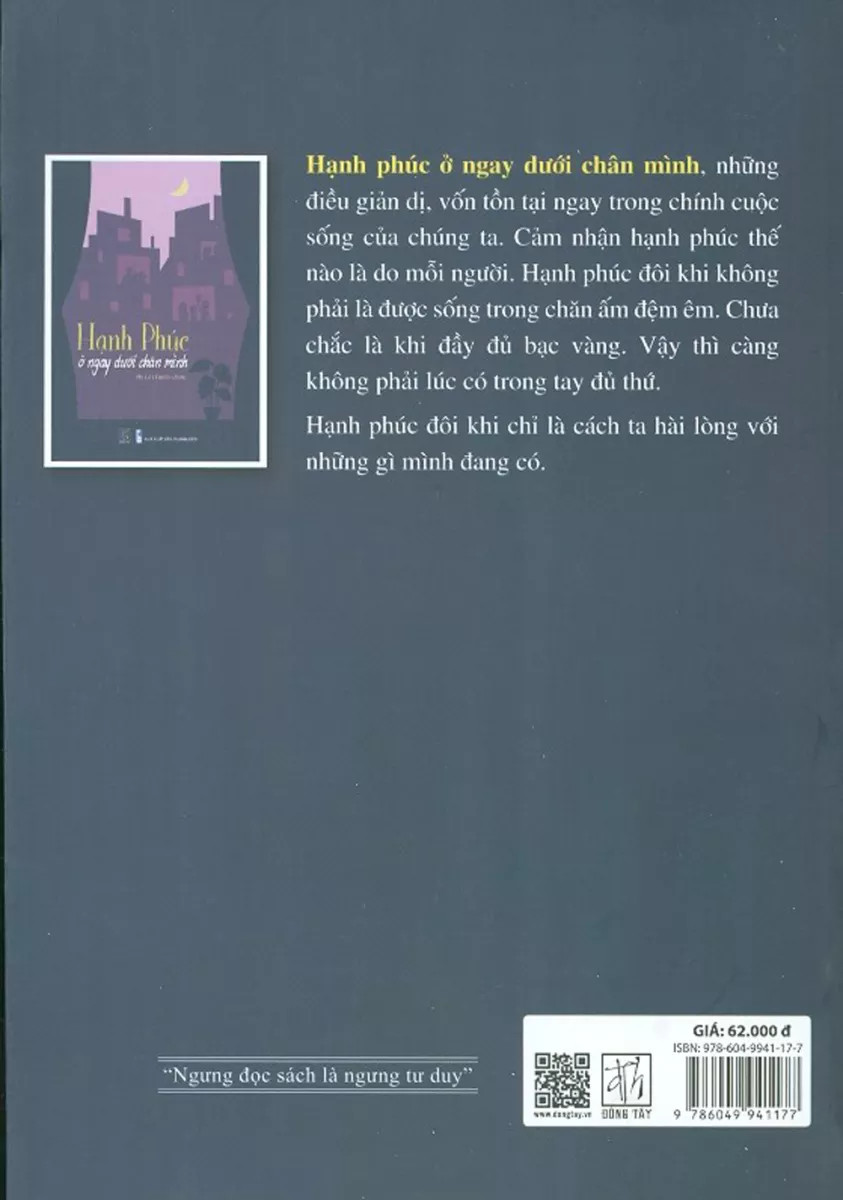 Hạnh Phúc Ở Ngay Dưới Chân Mình PDF Hạnh Phúc Ở Ngay Dưới Chân Mình PDF