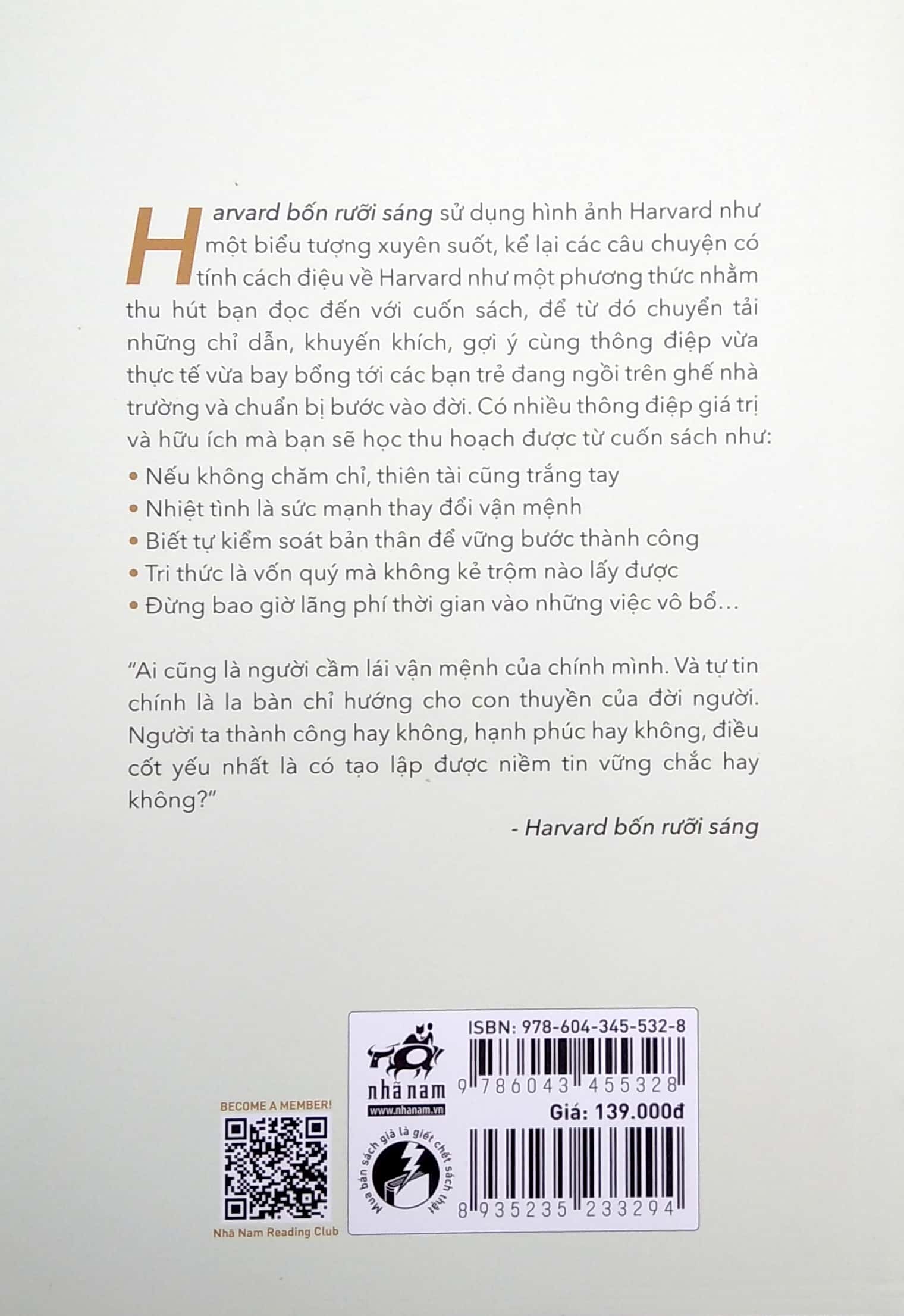 Tải sách Harvard Bốn Rưỡi Sáng - Bí Kíp Thành Công Của Harvard Dành Cho Bạn Trẻ PDF đọc ebook online, epub online, nghe sách nói audio miễn phí.