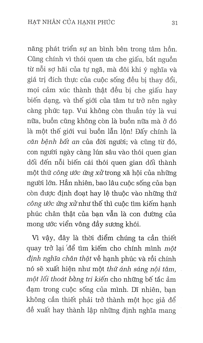 Hạt Nhân Của Hạnh Phúc PDF Hạt Nhân Của Hạnh Phúc PDF