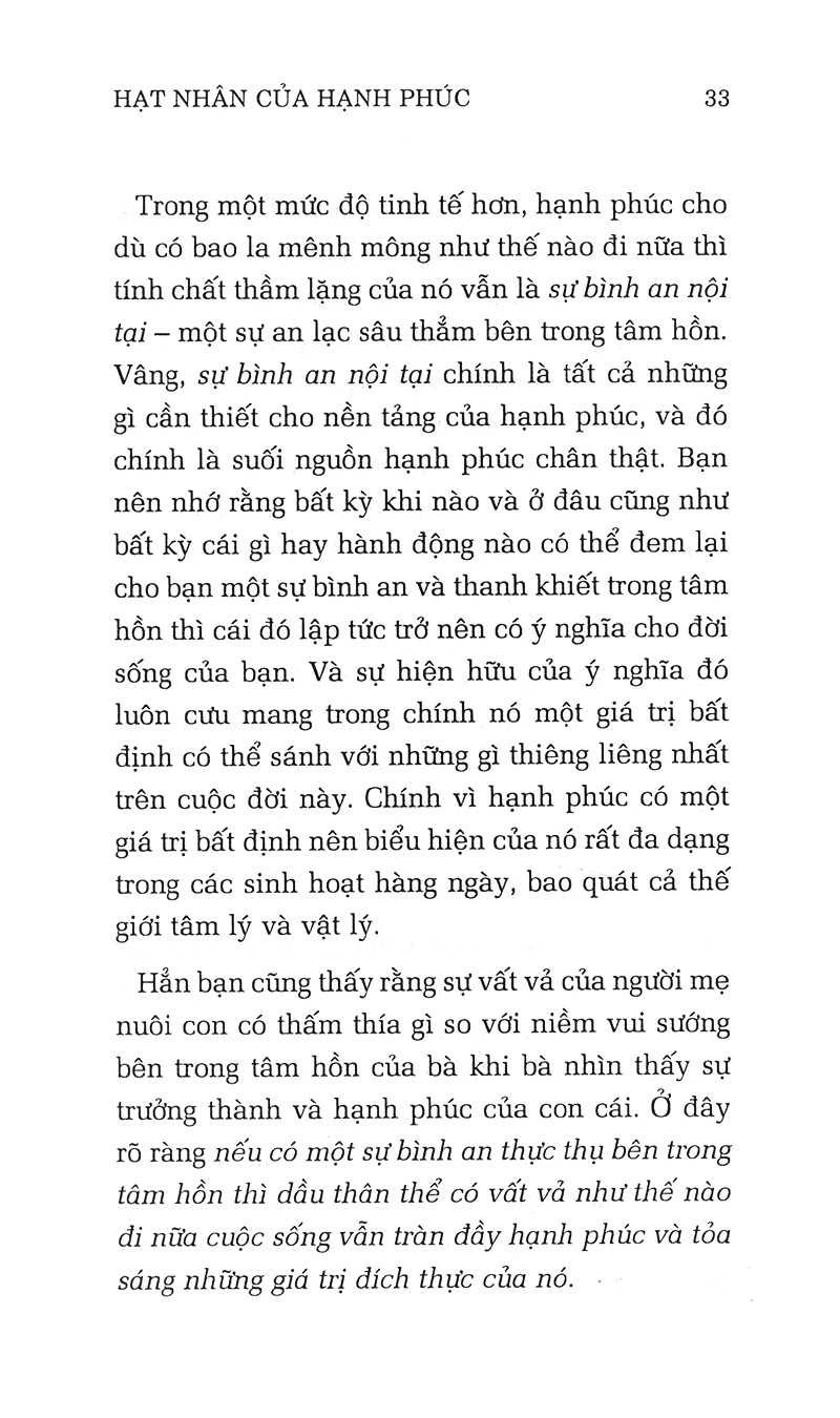 Hạt Nhân Của Hạnh Phúc PDF Hạt Nhân Của Hạnh Phúc PDF