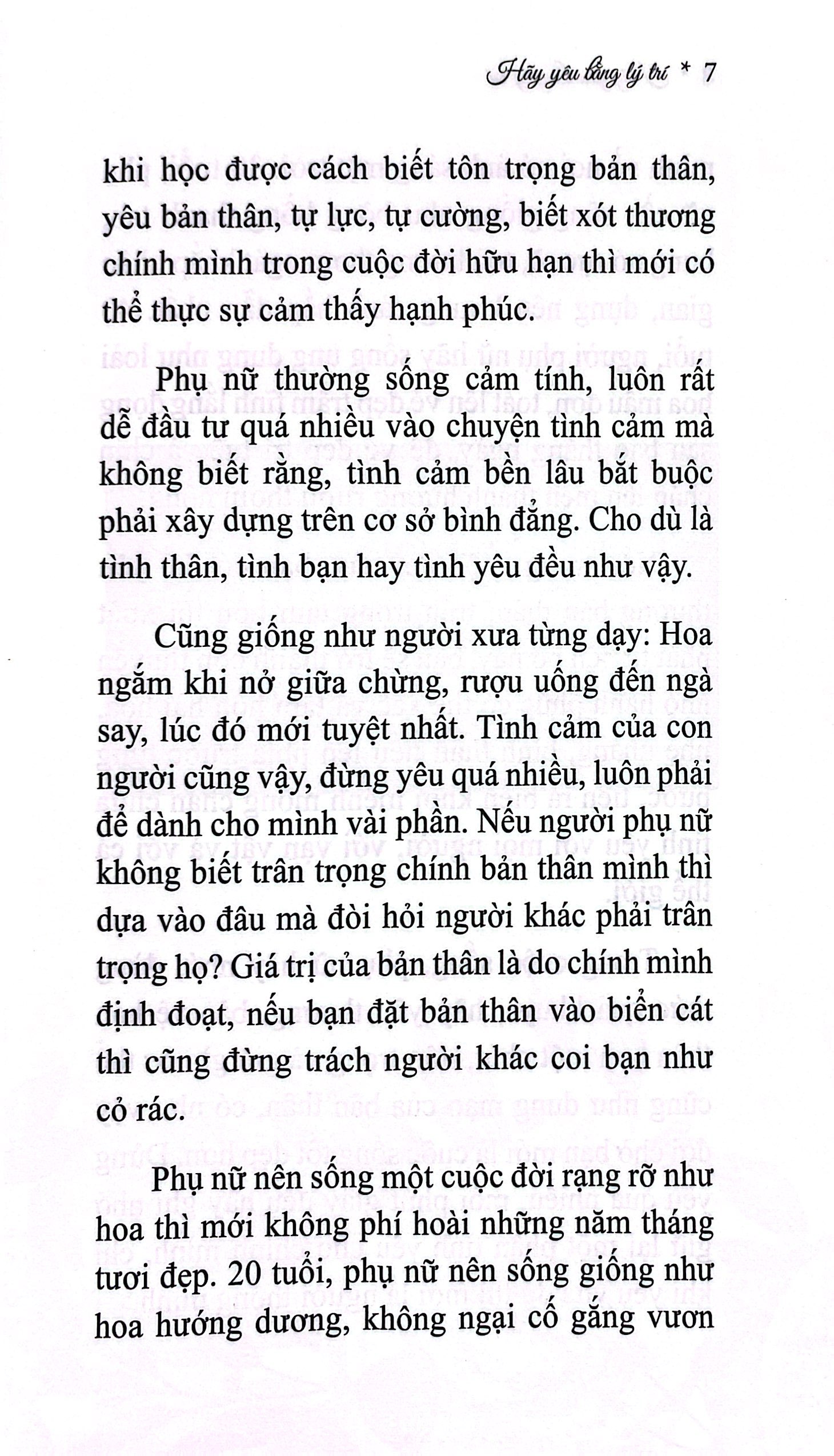 Hãy Yêu Bằng Lý Trí PDF Hãy Yêu Bằng Lý Trí PDF