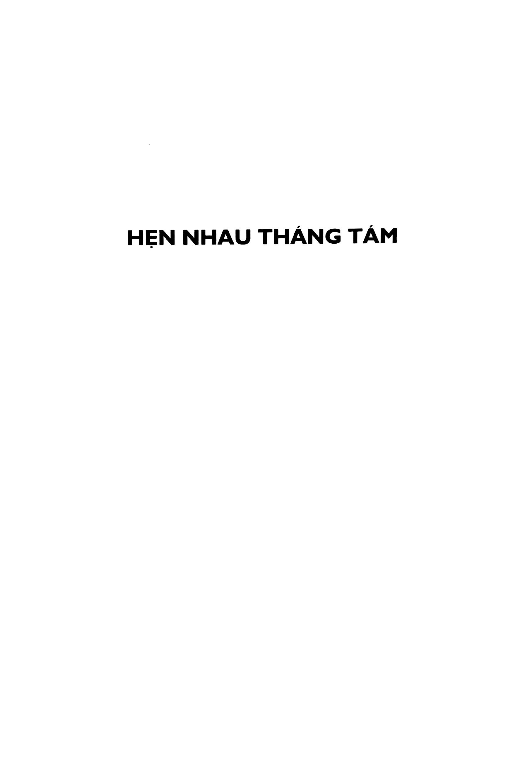 Hẹn Nhau Tháng Tám PDF đọc ebook online, epub online, nghe sách nói audio miễn phí.