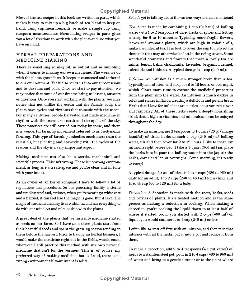 Herbal Revolution 65+ Recipes For Teas, Elixirs, Tinctures, Syrups