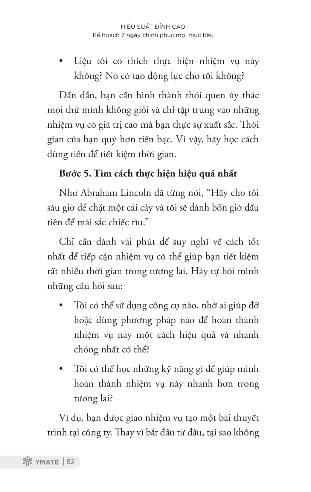 Hiệu Suất Đỉnh Cao - Kế Hoạch 7 Ngày Chinh Phục Mọi Mục Tiêu PDF Hiệu Suất Đỉnh Cao - Kế Hoạch 7 Ngày Chinh Phục Mọi Mục Tiêu PDF