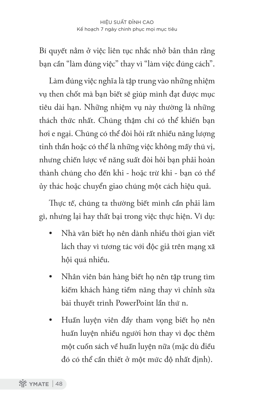 Hiệu Suất Đỉnh Cao - Kế Hoạch 7 Ngày Chinh Phục Mọi Mục Tiêu PDF Hiệu Suất Đỉnh Cao - Kế Hoạch 7 Ngày Chinh Phục Mọi Mục Tiêu PDF