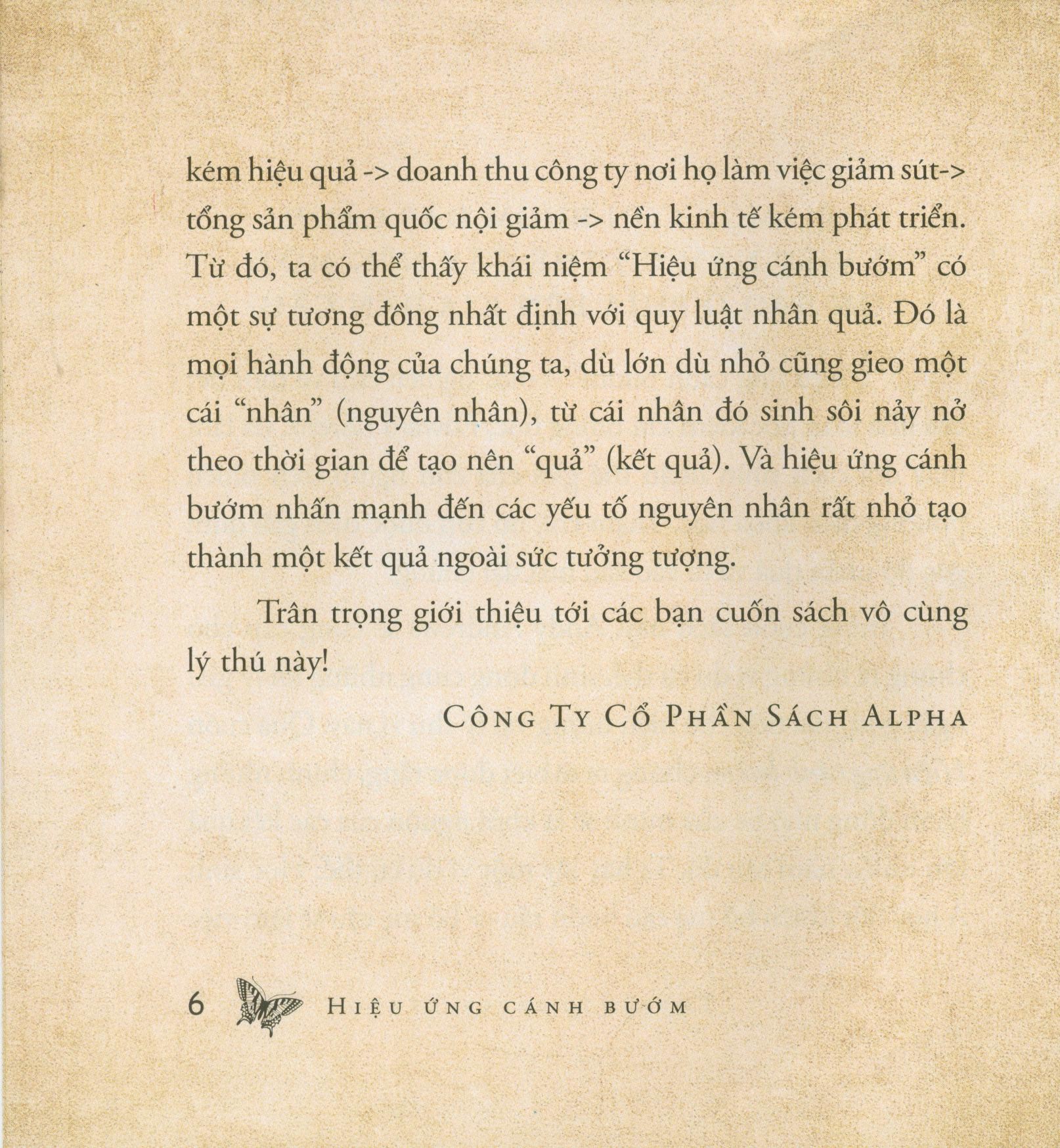 Hiệu Ứng Cánh Bướm (Tái Bản 2020) - Hình 3