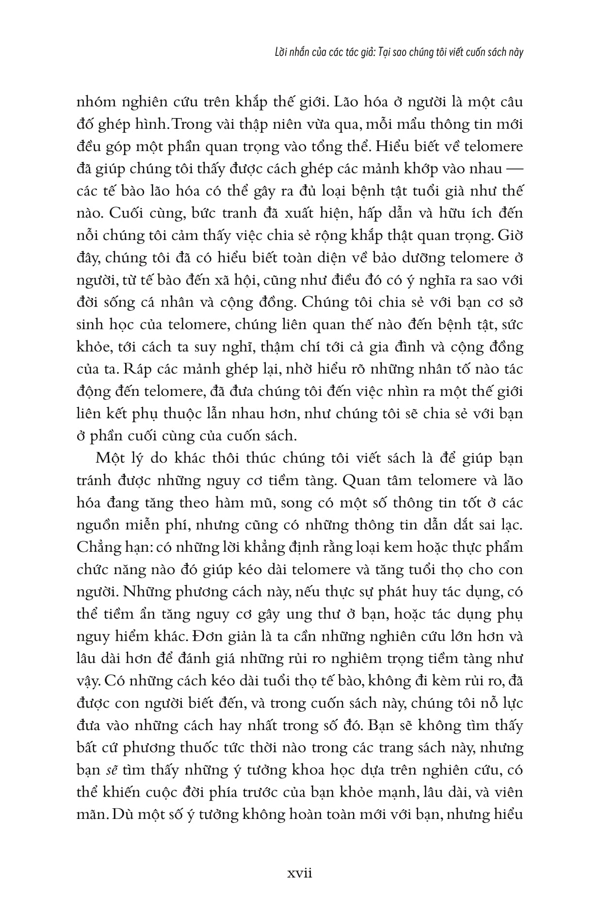 Hiệu Ứng Telomere: Giải Pháp Đột Phá Để Sống Trẻ, Khỏe, Và Ngăn Ngừa Lão Hóa PDF Hiệu Ứng Telomere: Giải Pháp Đột Phá Để Sống Trẻ, Khỏe, Và Ngăn Ngừa Lão Hóa PDF