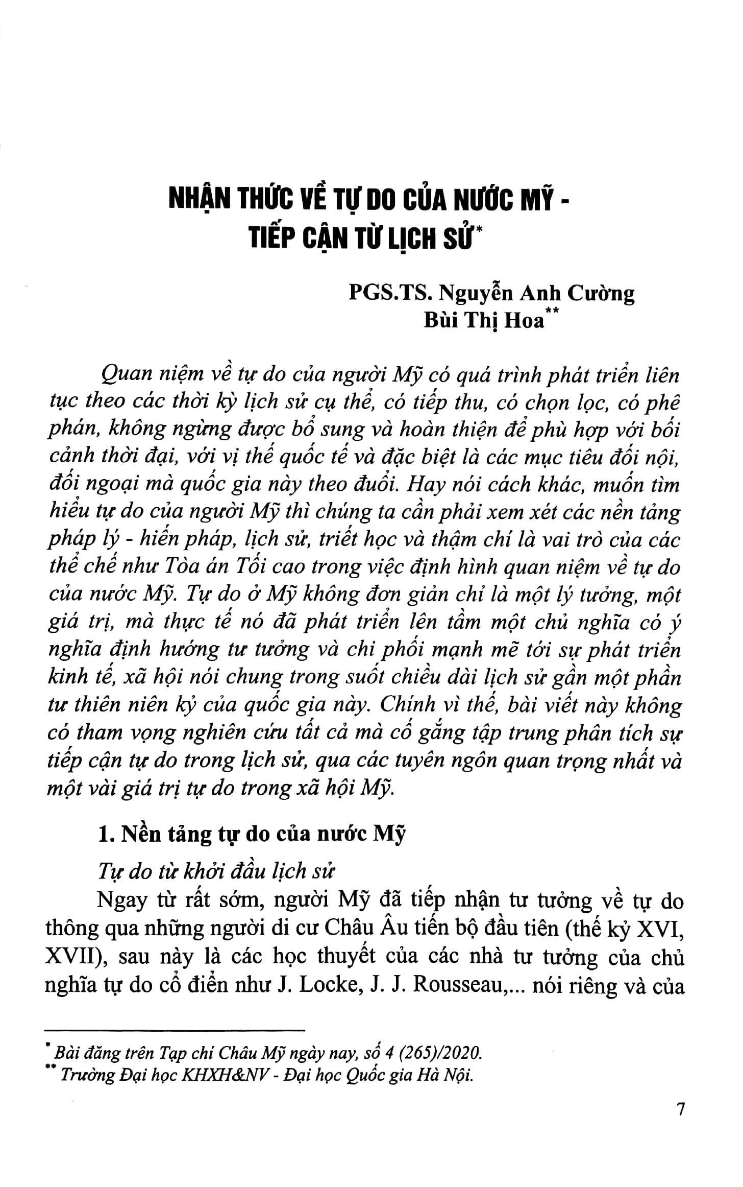Hoa Kỳ - Chính Trị, Can Dự Và Quan Hệ PDF Hoa Kỳ - Chính Trị, Can Dự Và Quan Hệ PDF