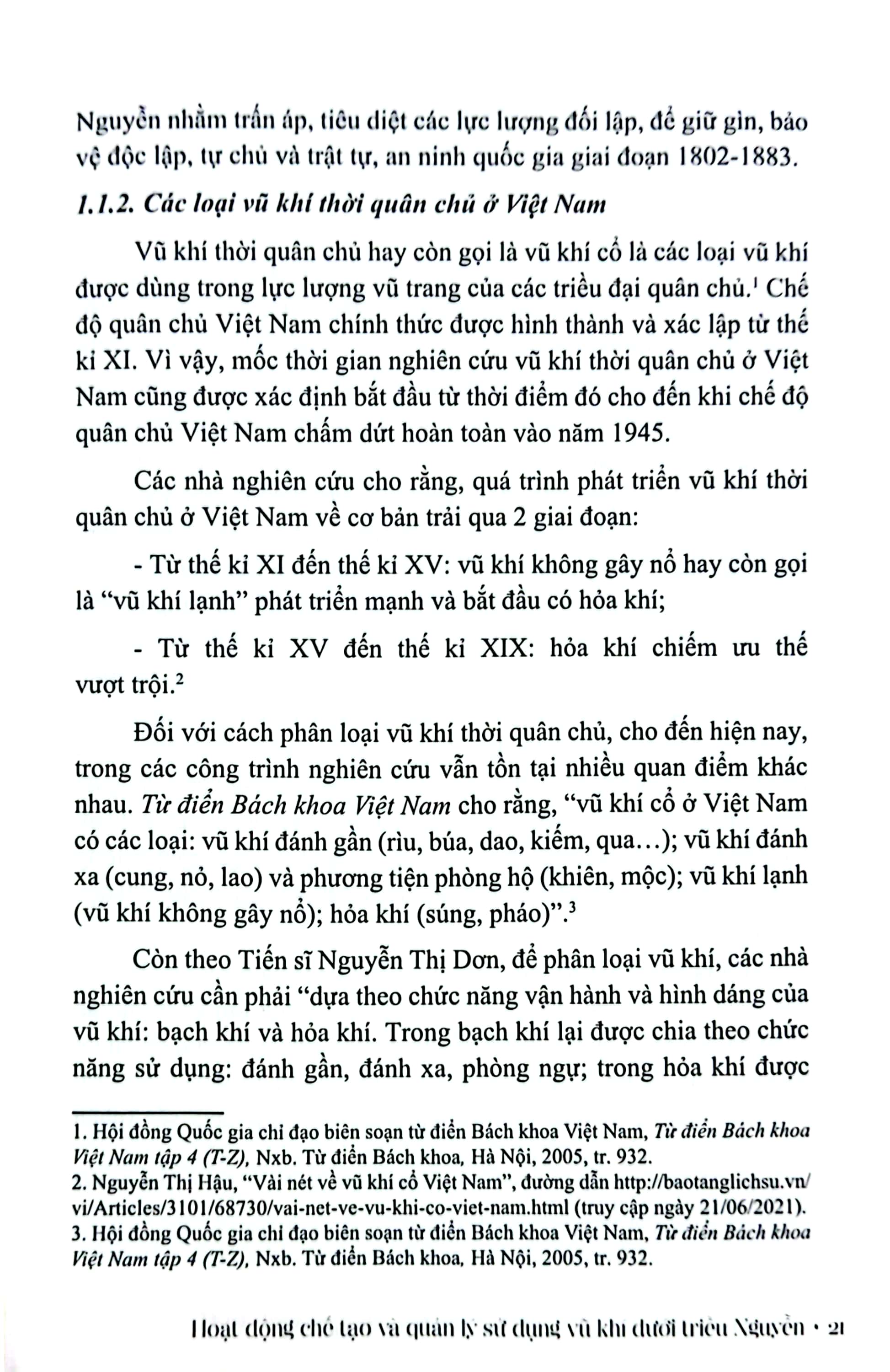 Hoạt Động Chế Tạo Và Quản Lý Sử Dụng Vũ Khí Dưới Triều Nguyễn Giai Đoạn 1802 - 1883 Sách Chuyên Khảo PDF Hoạt Động Chế Tạo Và Quản Lý Sử Dụng Vũ Khí Dưới Triều Nguyễn Giai Đoạn 1802 - 1883 Sách Chuyên Khảo PDF