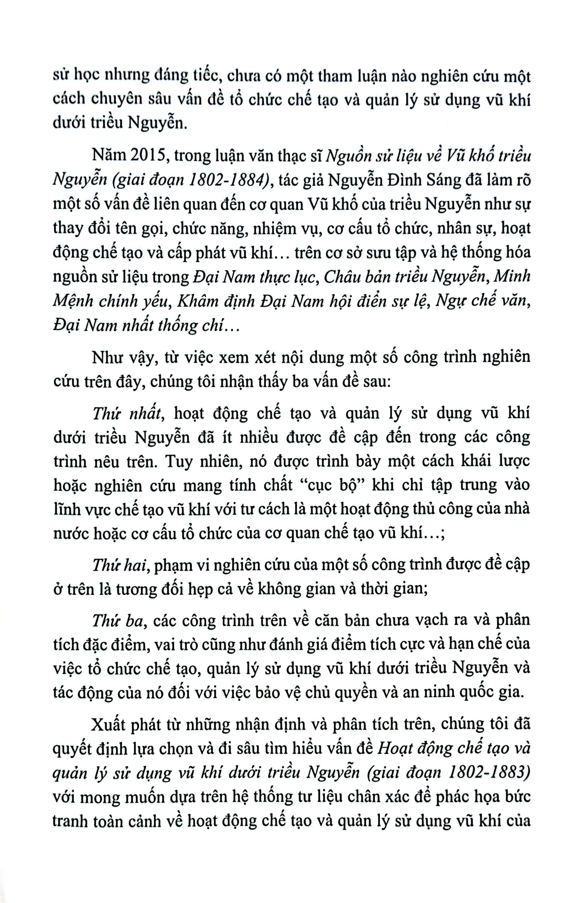 Hoạt Động Chế Tạo Và Quản Lý Sử Dụng Vũ Khí Dưới Triều Nguyễn Giai Đoạn 1802 - 1883 Sách Chuyên Khảo PDF Hoạt Động Chế Tạo Và Quản Lý Sử Dụng Vũ Khí Dưới Triều Nguyễn Giai Đoạn 1802 - 1883 Sách Chuyên Khảo PDF