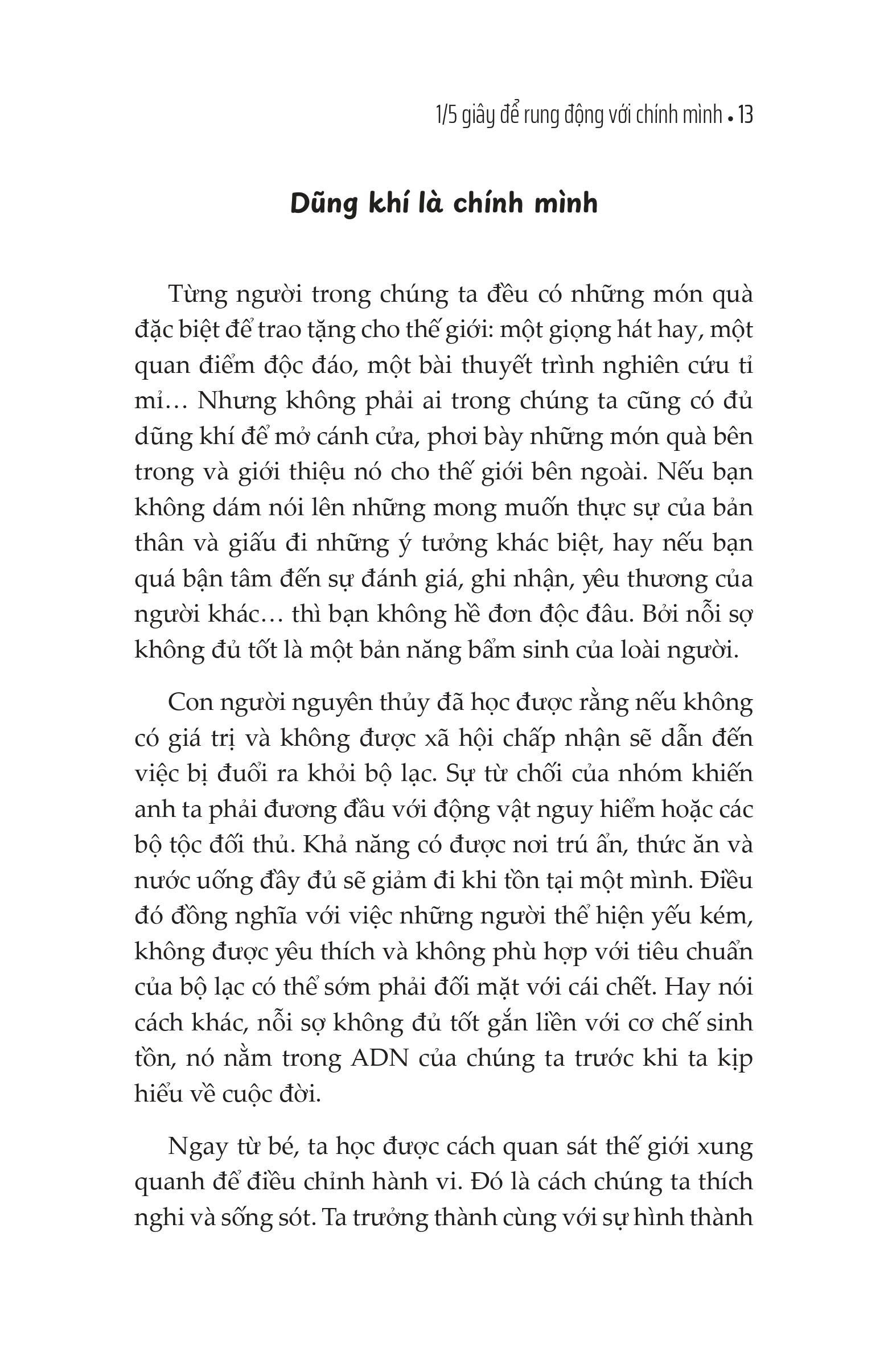 Tải sách Học Thương Mình Giữa Muôn Vàn Vụn Vỡ - 1/5 Giây Để Rung Động Với Chính Mình PDF đọc ebook online, epub online, nghe sách nói audio miễn phí.