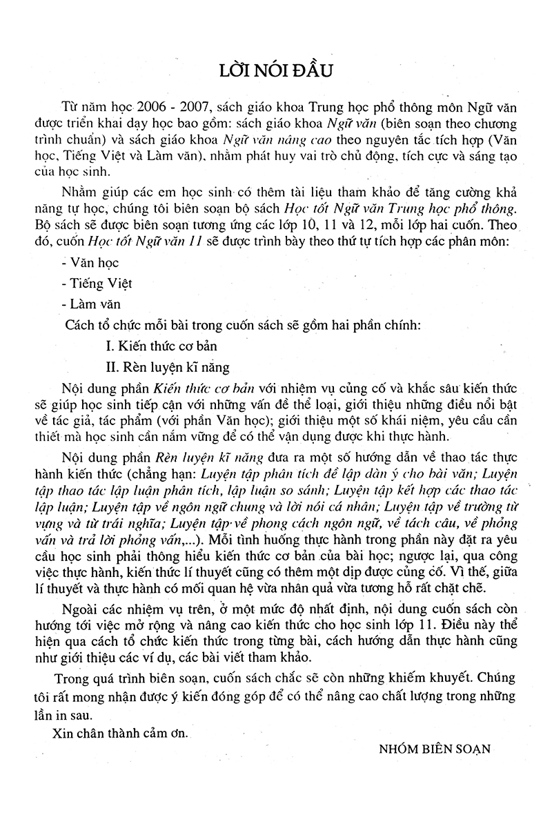 Tải sách Học Tốt Ngữ Văn 11 (Chương Trình Chuẩn) PDF đọc ebook online, epub online, nghe sách nói audio miễn phí.