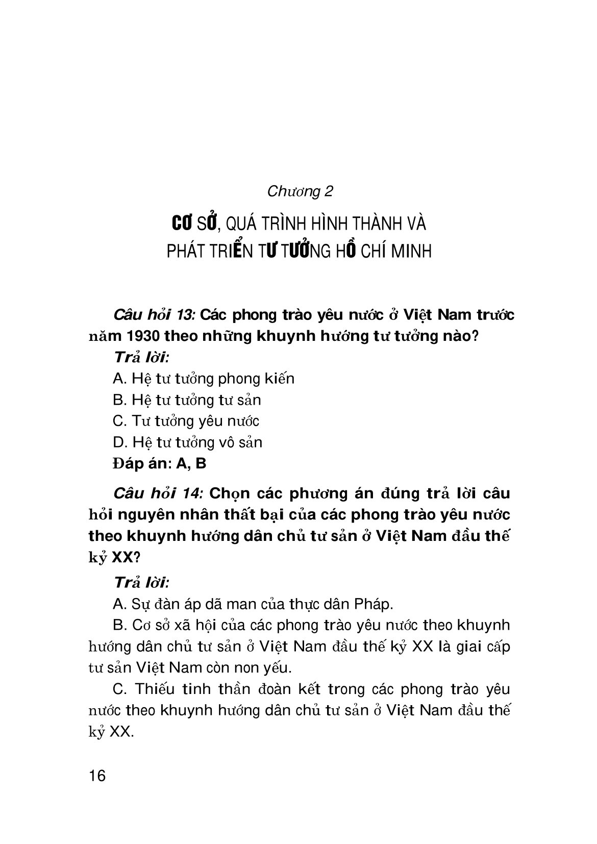 Hỏi - Đáp Môn Tư Tưởng Hồ Chí Minh PDF đọc ebook online, epub online, nghe sách nói audio miễn phí. Tải sách Hỏi - Đáp Môn Tư Tưởng Hồ Chí Minh PDF đọc ebook online, epub online, nghe sách nói audio miễn phí.