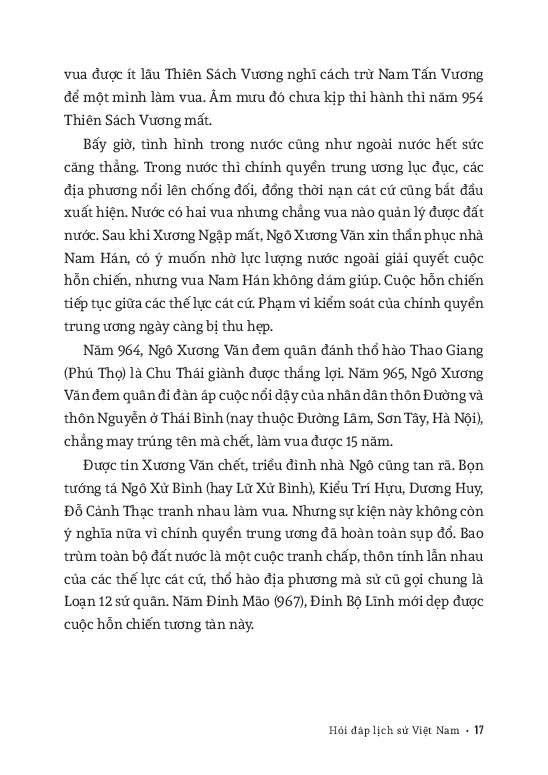 Hỏi Đáp Lịch Sử Việt Nam - Tập 2 - Nước Việt Nam Dưới Đời Ngô, Đinh, Tiền Lê, Lý, Trần, Hồ PDF đọc ebook online, epub online, nghe sách nói audio miễn phí. Tải sách Hỏi Đáp Lịch Sử Việt Nam - Tập 2 - Nước Việt Nam Dưới Đời Ngô, Đinh, Tiền Lê, Lý, Trần, Hồ PDF đọc ebook online, epub online, nghe sách nói audio miễn phí.