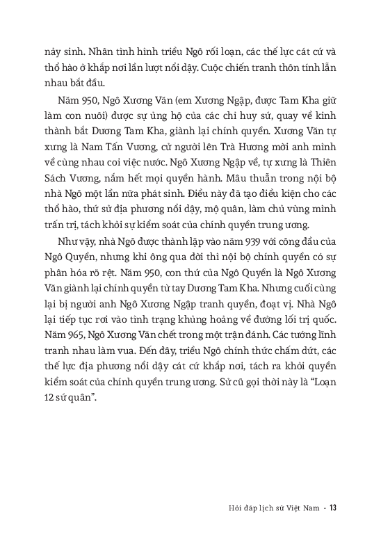 Hỏi Đáp Lịch Sử Việt Nam - Tập 2 - Nước Việt Nam Dưới Đời Ngô, Đinh, Tiền Lê, Lý, Trần, Hồ PDF đọc ebook online, epub online, nghe sách nói audio miễn phí. Tải sách Hỏi Đáp Lịch Sử Việt Nam - Tập 2 - Nước Việt Nam Dưới Đời Ngô, Đinh, Tiền Lê, Lý, Trần, Hồ PDF đọc ebook online, epub online, nghe sách nói audio miễn phí.