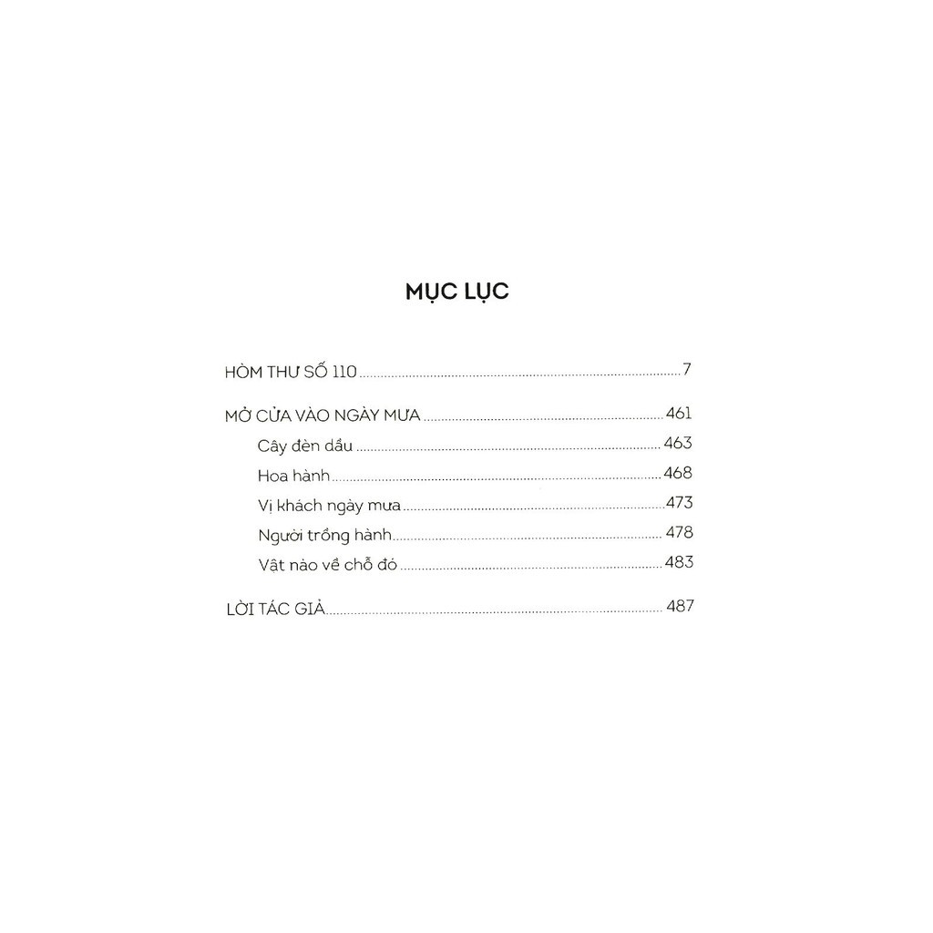 Hòm Thư Số 110 PDF