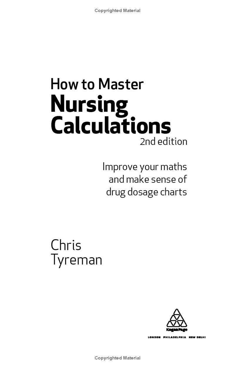 How To Master Nursing Calculations: Improve Your Maths And Make Sense Of Drug Dosage Charts PDF đọc ebook online, epub online, nghe sách nói audio miễn phí. How To Master Nursing Calculations: Improve Your Maths And Make Sense Of Drug Dosage Charts PDF đọc ebook online, epub online, nghe sách nói audio miễn phí.