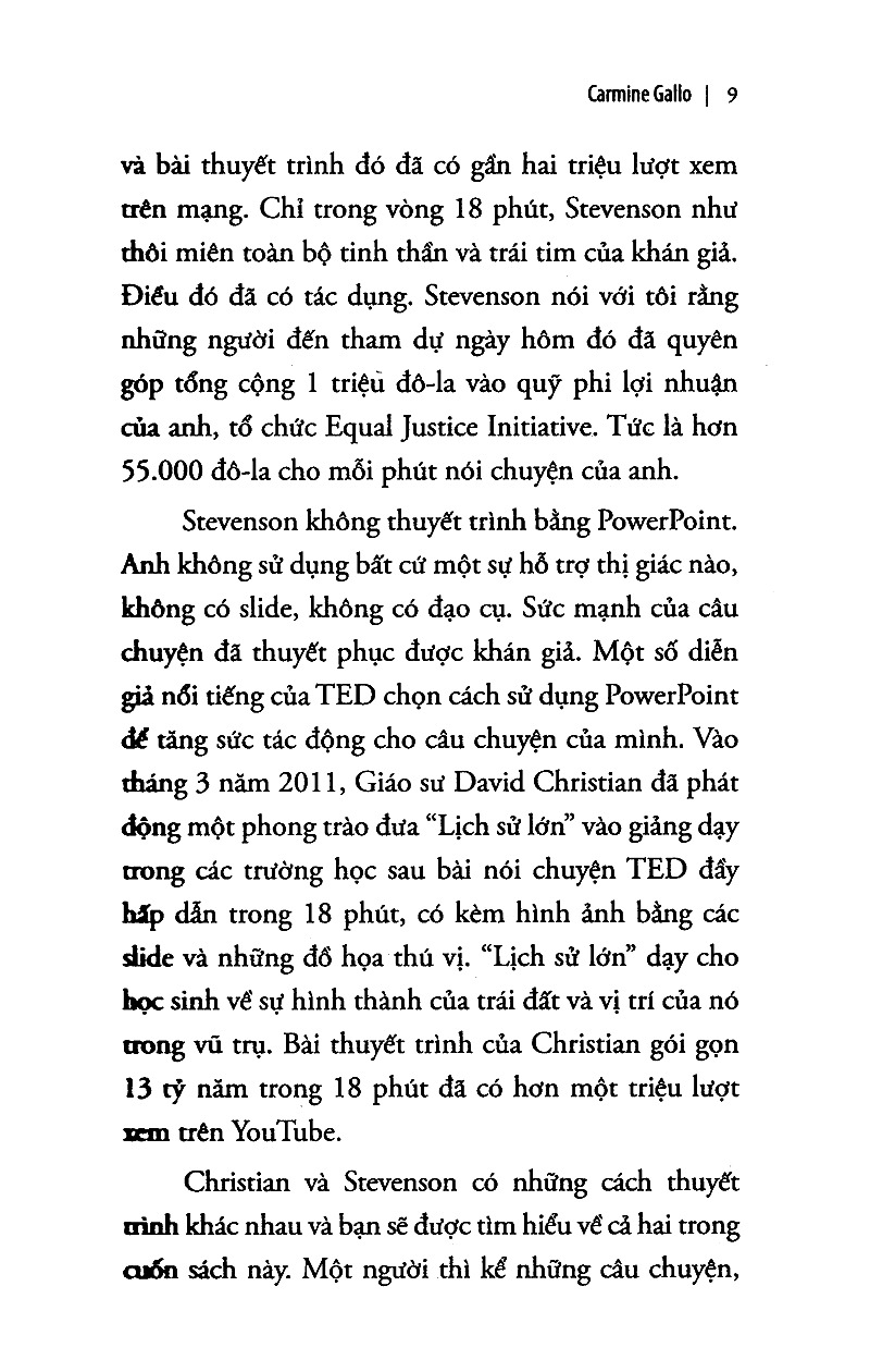 Hùng Biện Kiểu Ted 3 - 9 Bí Quyết Diễn Thuyết Trước Công Chúng Của Những Bộ Óc Hàng Đầu Thế Giới PDF đọc ebook online, epub online, nghe sách nói audio miễn phí.