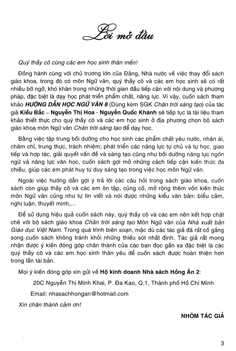 Tải sách Hướng Dẫn Học Ngữ Văn 8 - Tập 2 (Bám Sát SGK Chân Trời Sáng Tạo) PDF đọc ebook online, epub online, nghe sách nói audio miễn phí.