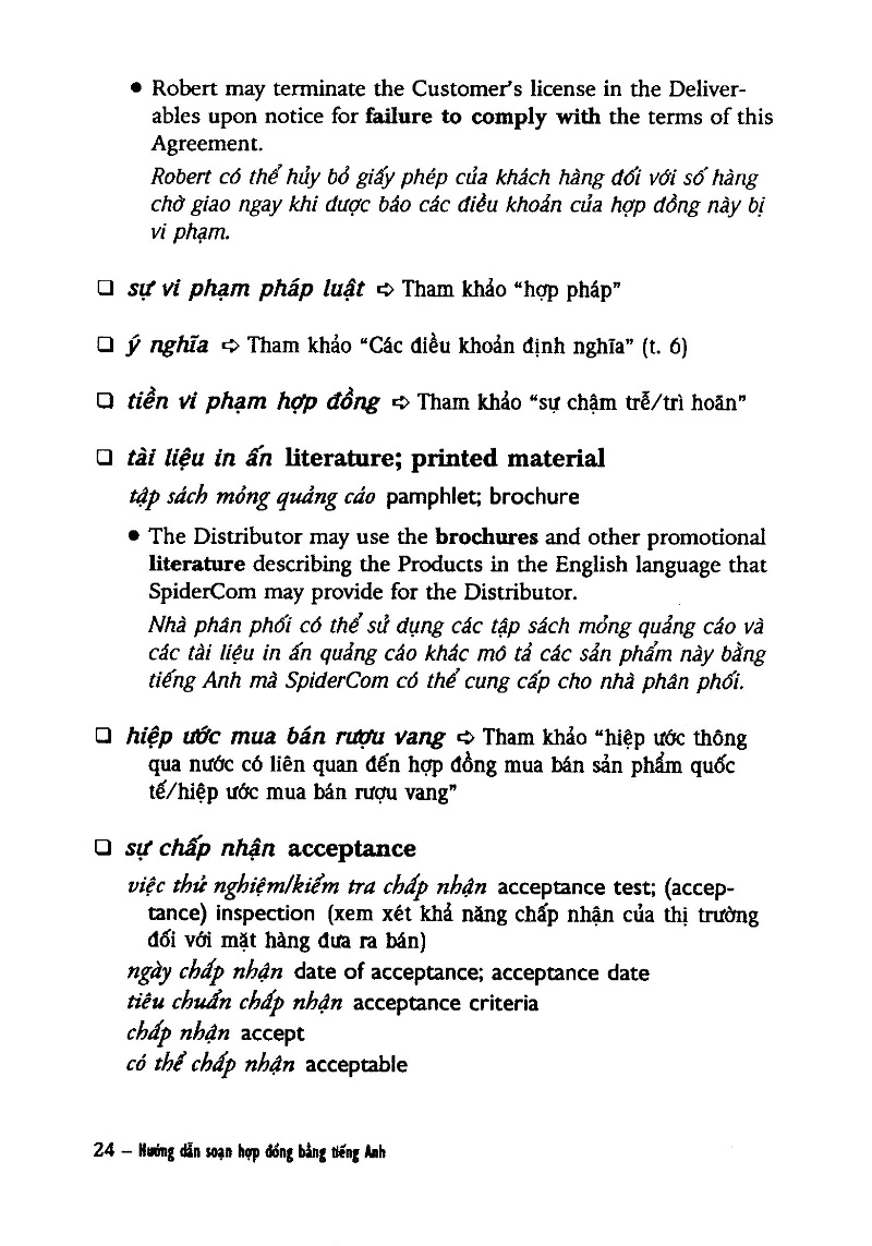Hướng Dẫn Soạn Hợp Đồng Bằng Tiếng Anh PDF đọc ebook online, epub online, nghe sách nói audio miễn phí.