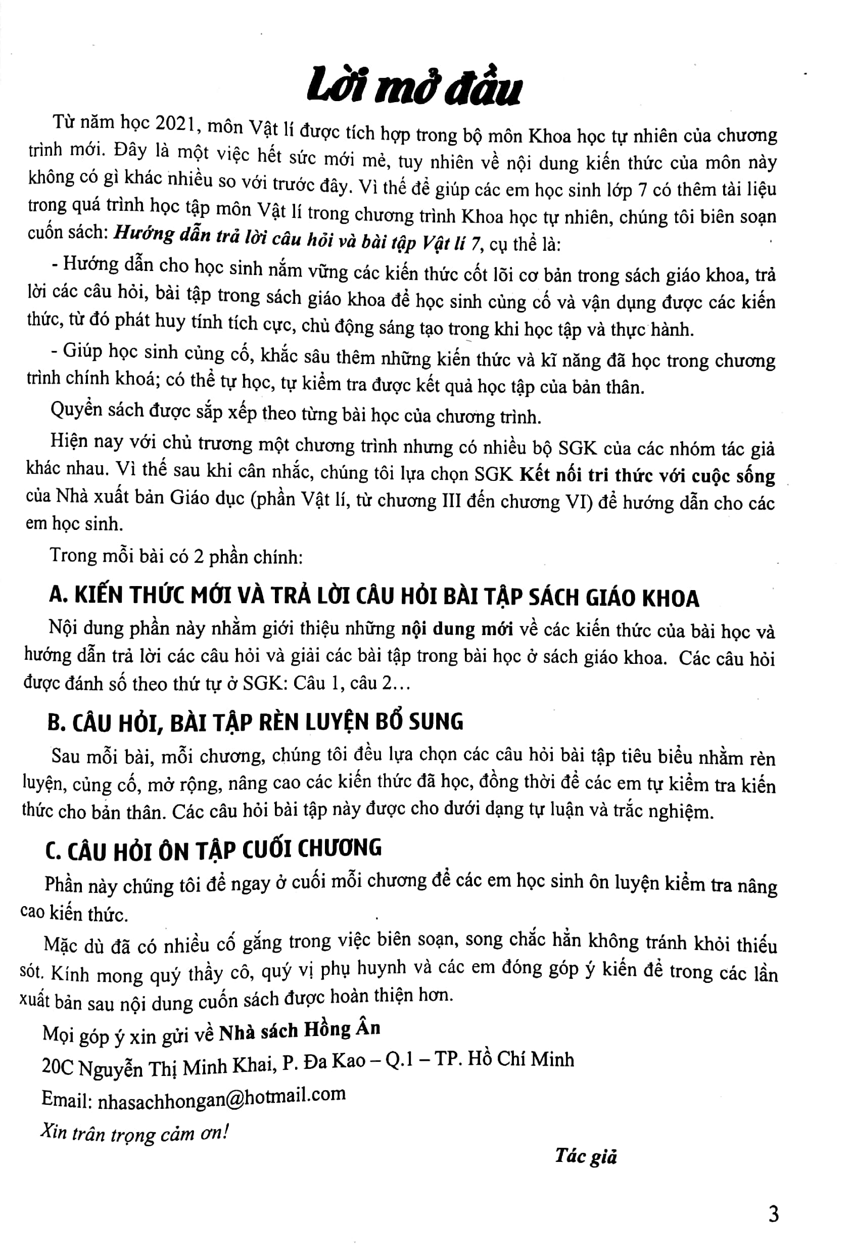 Hướng Dẫn Trả Lời Câu Hỏi Và Bài Tập Vật Lí 7 PDF đọc ebook online, epub online, nghe sách nói audio miễn phí.