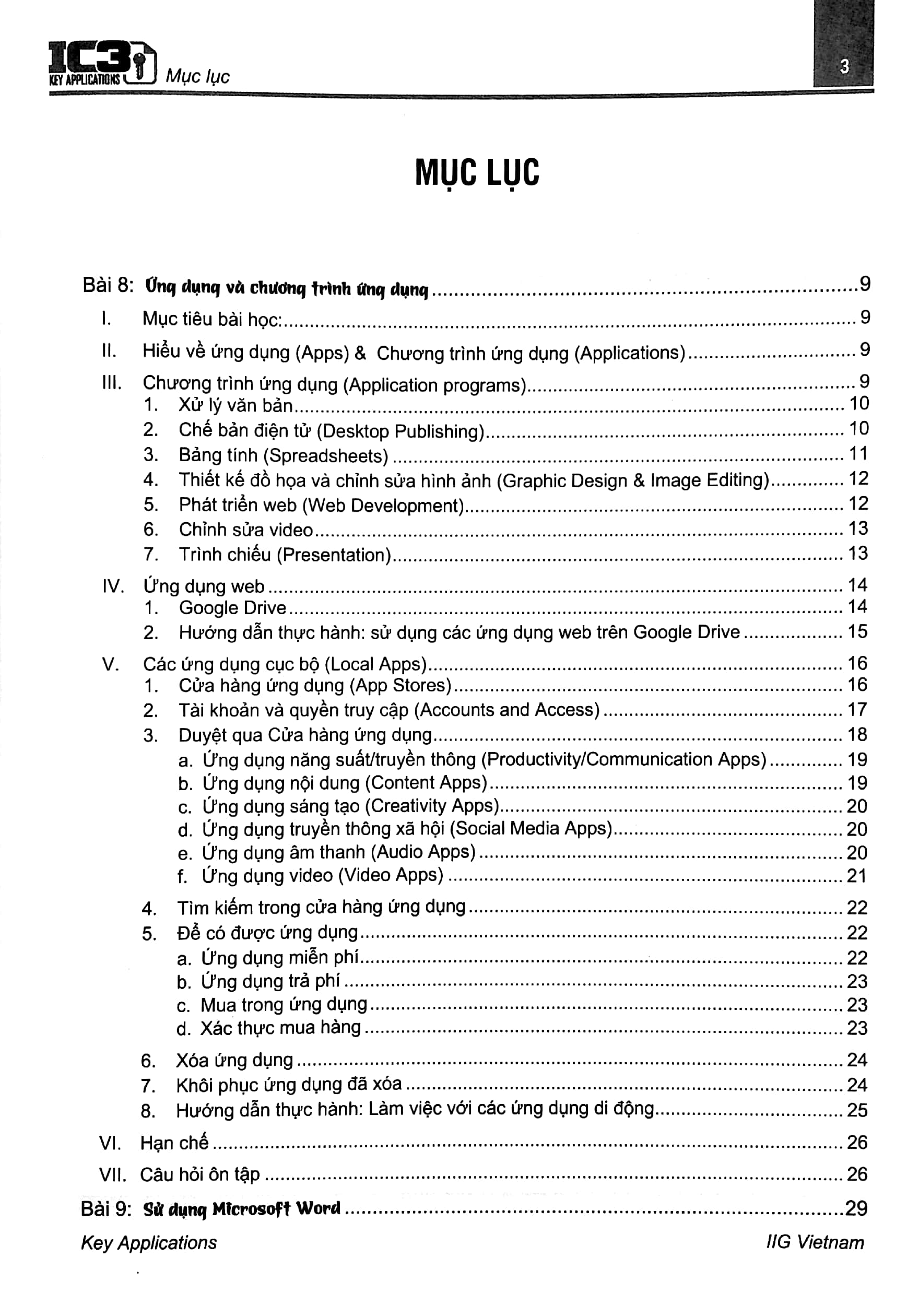 IC3 GS5 - Các Ứng Dụng Chính PDF đọc ebook online, epub online, nghe sách nói audio miễn phí. IC3 GS5 - Các Ứng Dụng Chính PDF đọc ebook online, epub online, nghe sách nói audio miễn phí.