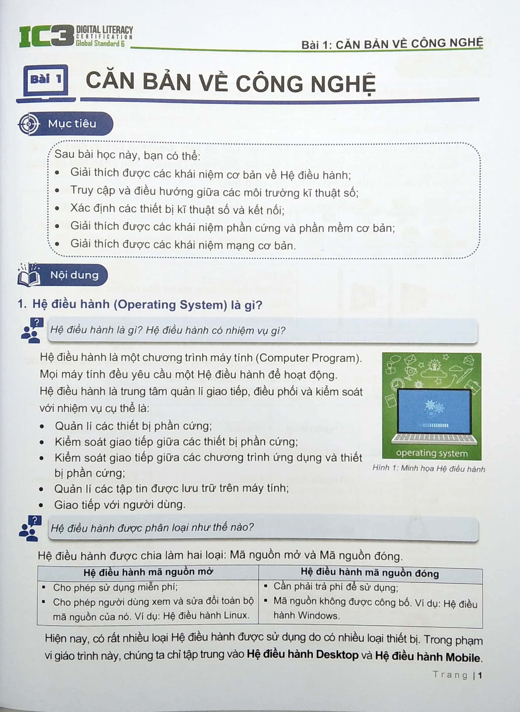 Tăng Cường Tin Học Quốc Tế - Dành Cho Lớp 6 - Ic3 Gs6 Level 1 PDF đọc ebook online, epub online, nghe sách nói audio miễn phí.