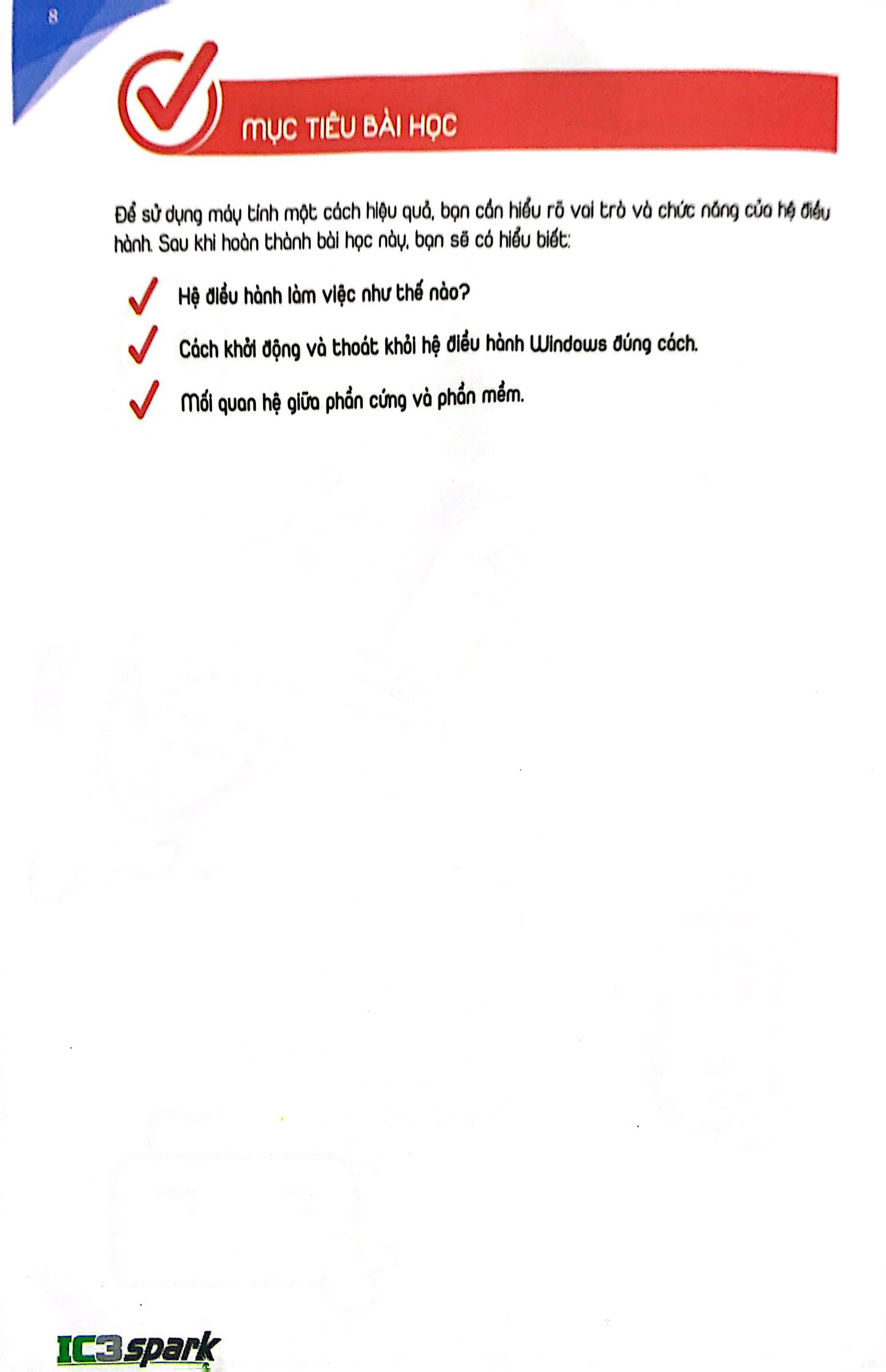 IC3 Spark - Máy Tính Thật Đơn Giản - Tập 1: Căn Bản Về Hệ Điều Hành PDF IC3 Spark - Máy Tính Thật Đơn Giản - Tập 1: Căn Bản Về Hệ Điều Hành PDF