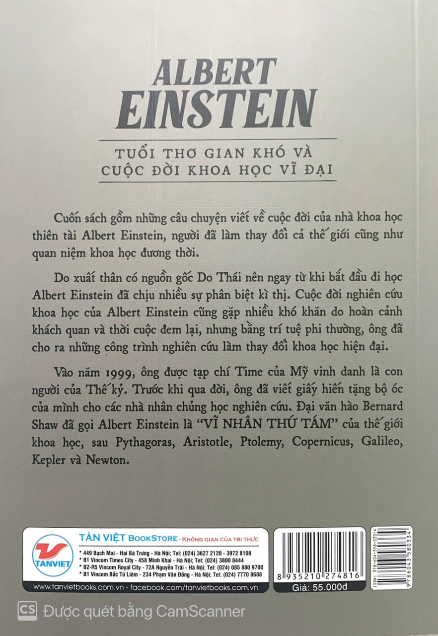 Kể Chuyện Cuộc Đời Các Thiên Tài: Albert Einstein - Tuổi Thơ Gian Khó Và Cuộc Đời Khoa Học Vĩ Đại PDF đọc ebook online, epub online, nghe sách nói audio miễn phí. Tải sách Kể Chuyện Cuộc Đời Các Thiên Tài: Albert Einstein - Tuổi Thơ Gian Khó Và Cuộc Đời Khoa Học Vĩ Đại PDF đọc ebook online, epub online, nghe sách nói audio miễn phí.