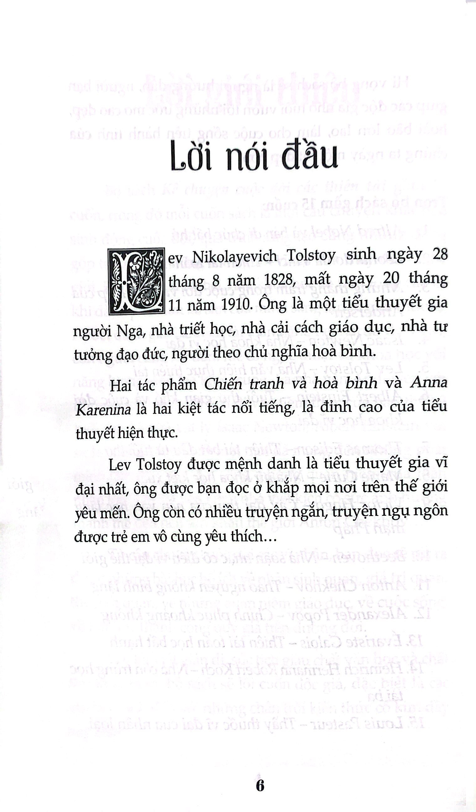 Kể Chuyện Cuộc Đời Các Thiên Tài: Lev Tolstoy - Nhà Văn Hiện Thực Thiên Tài PDF đọc ebook online, epub online, nghe sách nói audio miễn phí.