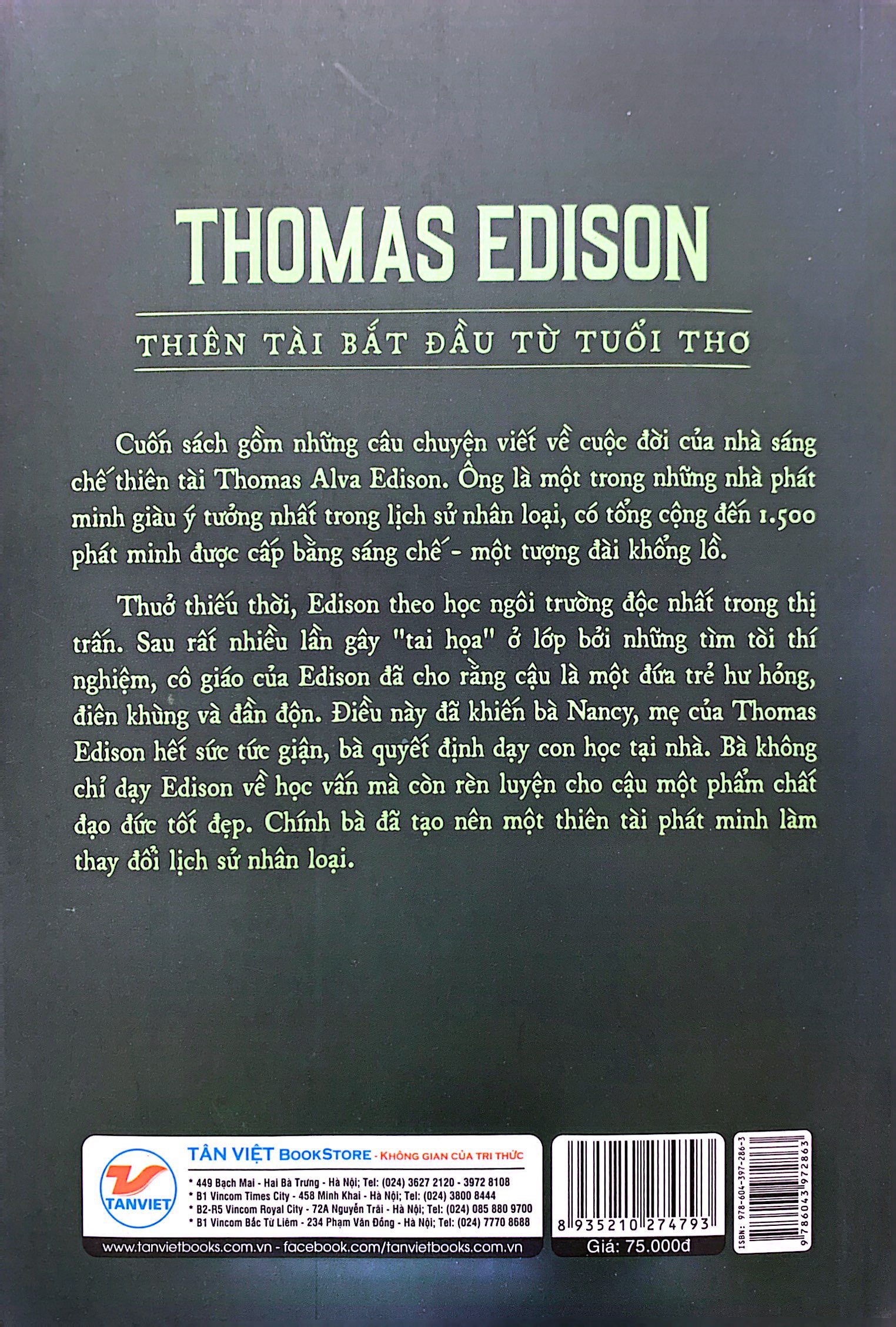Tải sách Kể Chuyện Cuộc Đời Các Thiên Tài: Thomas Edison - Thiên Tài Bắt Đầu Từ Tuổi Thơ PDF đọc ebook online, epub online, nghe sách nói audio miễn phí.