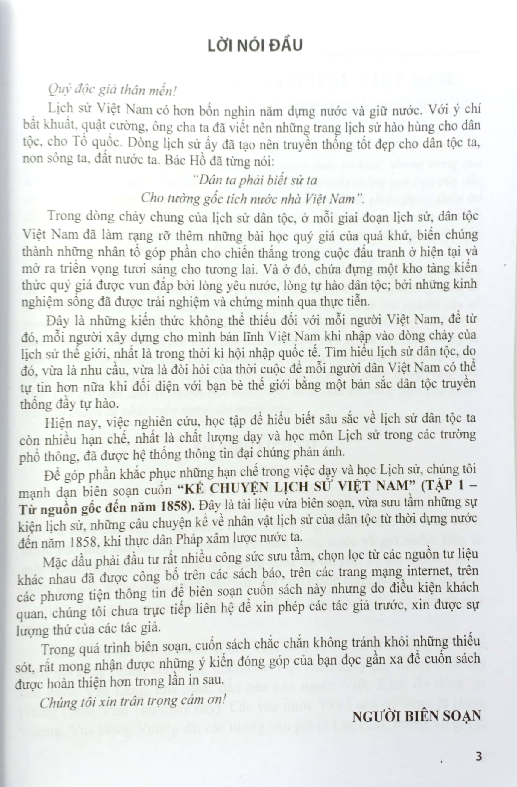 Kể Chuyện Lịch Sử Việt Nam - Tập 1 PDF Kể Chuyện Lịch Sử Việt Nam - Tập 1 PDF