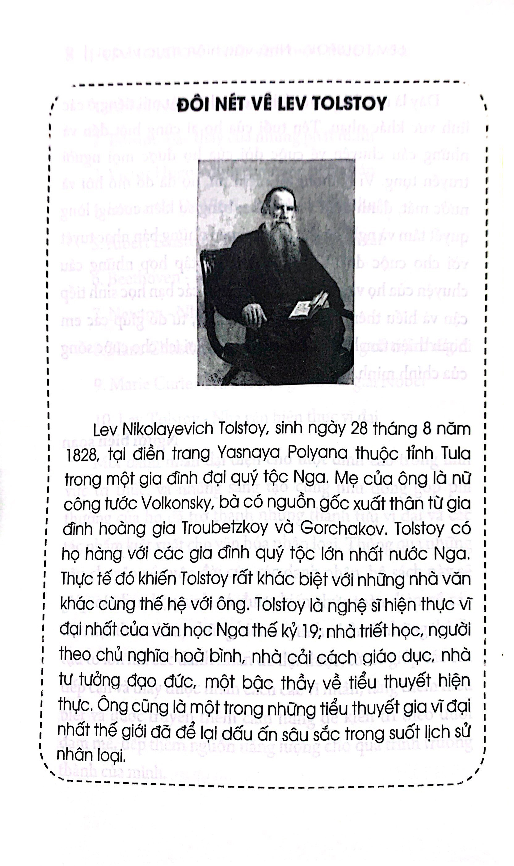 Kể Chuyện Thiên Tài Nổi Tiếng - Lev Tolstoy - Nhà Văn Hiện Thực Vĩ Đại PDF đọc ebook online, epub online, nghe sách nói audio miễn phí. Tải sách Kể Chuyện Thiên Tài Nổi Tiếng - Lev Tolstoy - Nhà Văn Hiện Thực Vĩ Đại PDF đọc ebook online, epub online, nghe sách nói audio miễn phí.