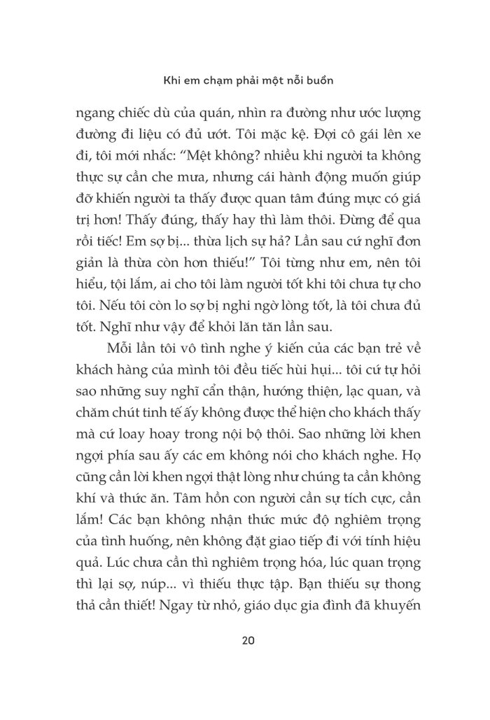 Khi Em Chạm Phải Một Nỗi Buồn PDF Khi Em Chạm Phải Một Nỗi Buồn PDF