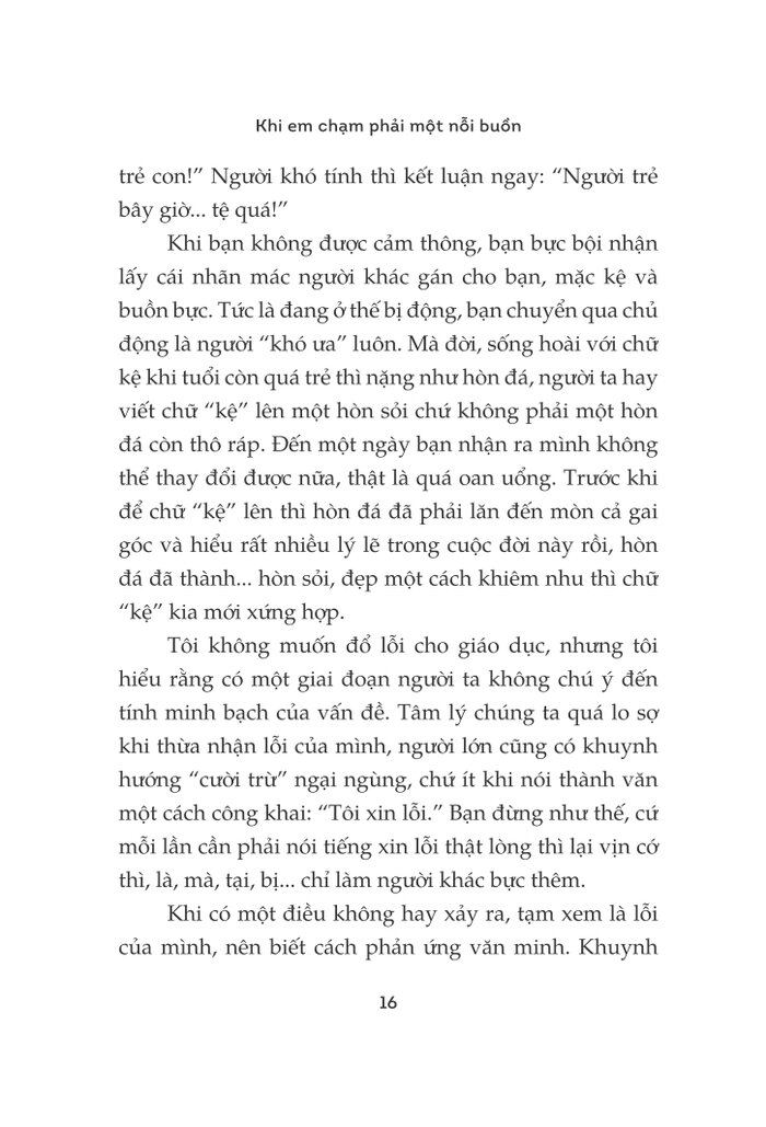 Khi Em Chạm Phải Một Nỗi Buồn PDF Khi Em Chạm Phải Một Nỗi Buồn PDF