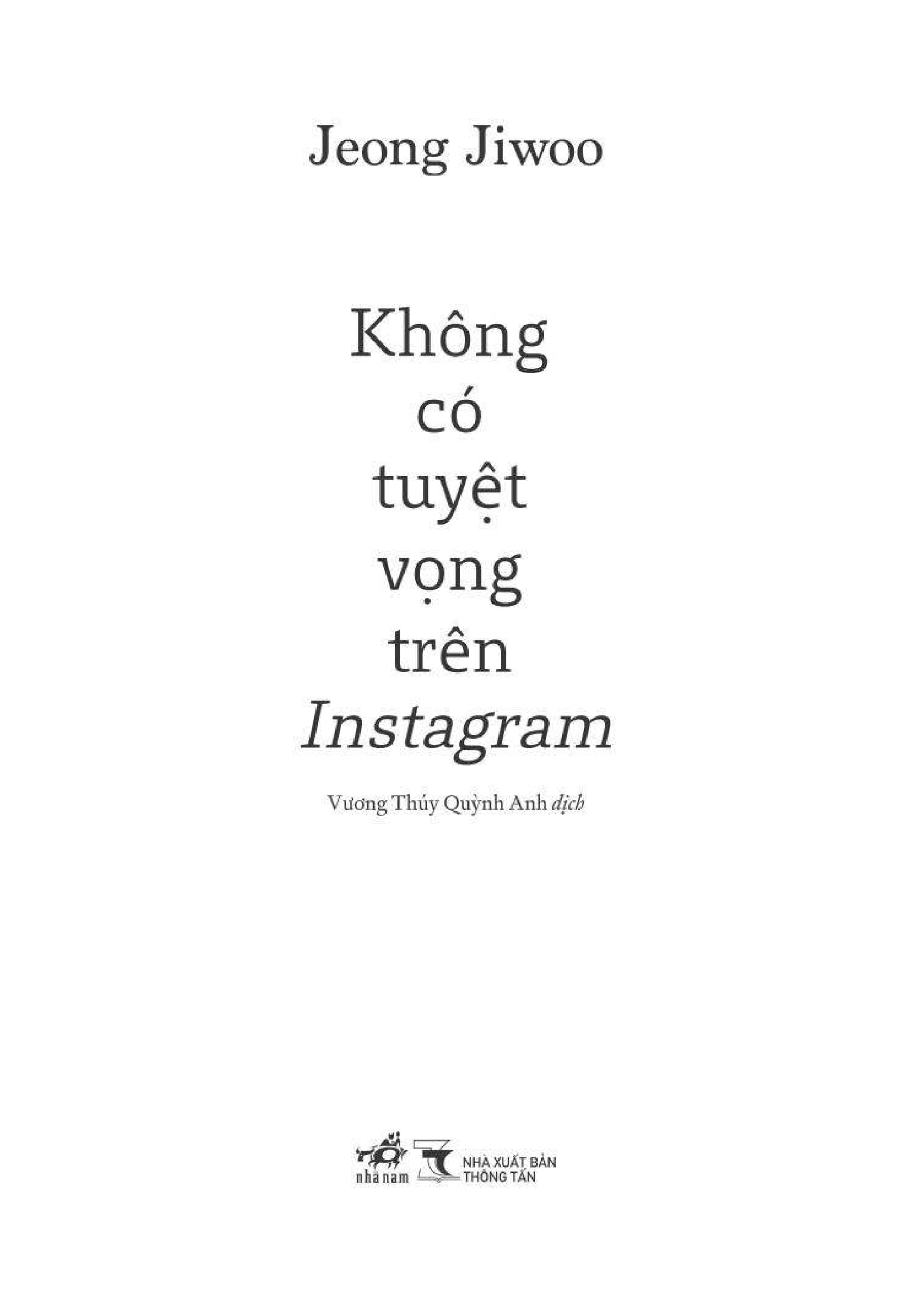 Không Có Tuyệt Vọng Trên Instagram PDF Không Có Tuyệt Vọng Trên Instagram PDF