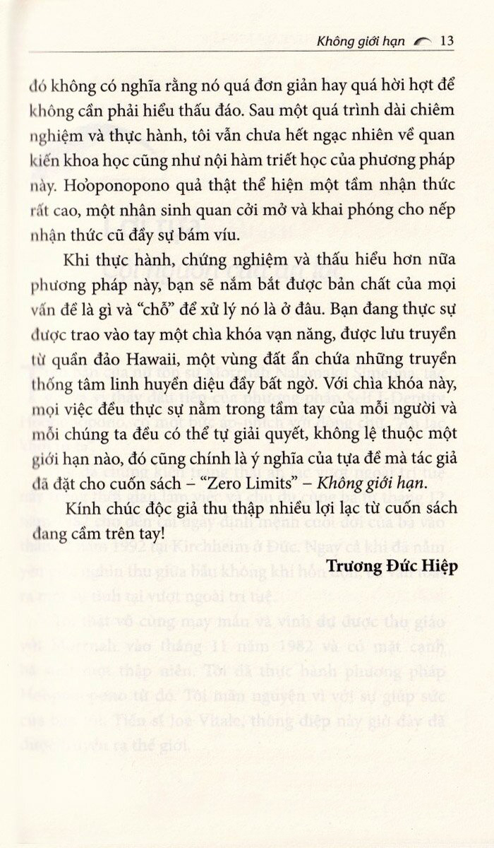 Không Giới Hạn - Khám Phá Ho'Oponopono PDF đọc ebook online, epub online, nghe sách nói audio miễn phí. Không Giới Hạn - Khám Phá Ho'Oponopono PDF đọc ebook online, epub online, nghe sách nói audio miễn phí.