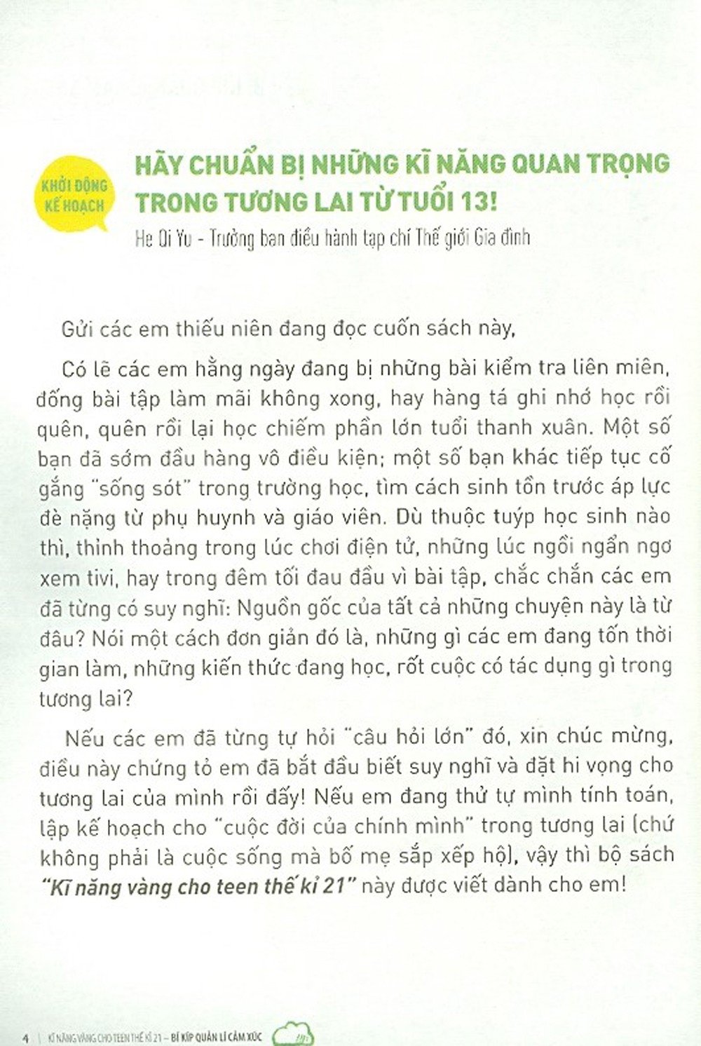 Kĩ Năng Vàng Cho Teen Thế Kỉ 21 - Bí Kíp Quản Lí Cảm Xúc PDF Kĩ Năng Vàng Cho Teen Thế Kỉ 21 - Bí Kíp Quản Lí Cảm Xúc PDF