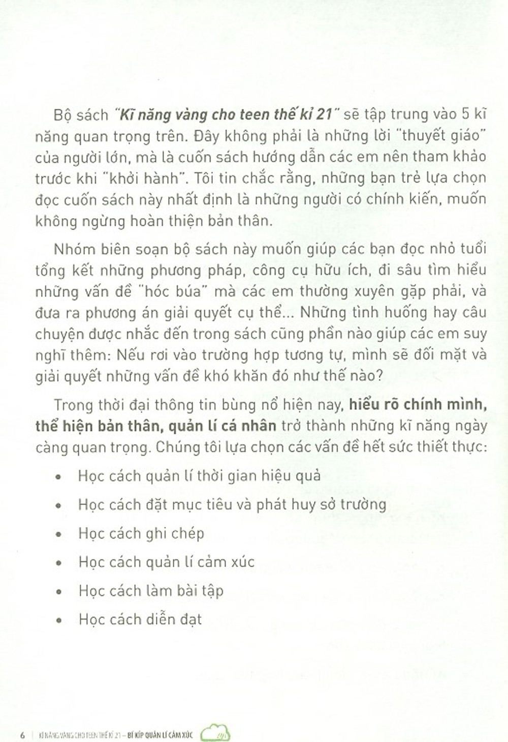 Kĩ Năng Vàng Cho Teen Thế Kỉ 21 - Bí Kíp Quản Lí Cảm Xúc PDF Kĩ Năng Vàng Cho Teen Thế Kỉ 21 - Bí Kíp Quản Lí Cảm Xúc PDF