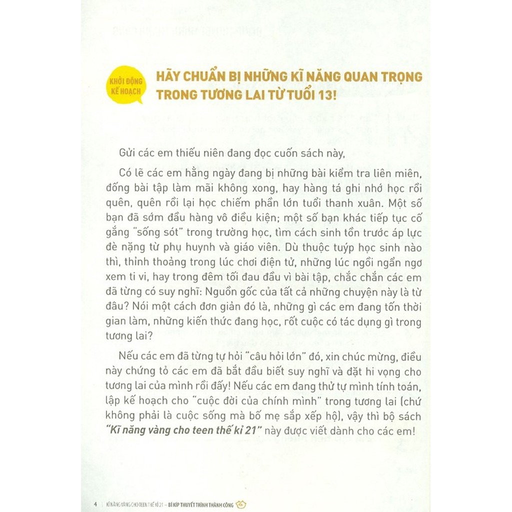 Kĩ Năng Vàng Cho Teen Thế Kỉ 21 - Bí Kíp Thuyết Trình Thành Công PDF đọc ebook online, epub online, nghe sách nói audio miễn phí. Tải sách Kĩ Năng Vàng Cho Teen Thế Kỉ 21 - Bí Kíp Thuyết Trình Thành Công PDF đọc ebook online, epub online, nghe sách nói audio miễn phí.