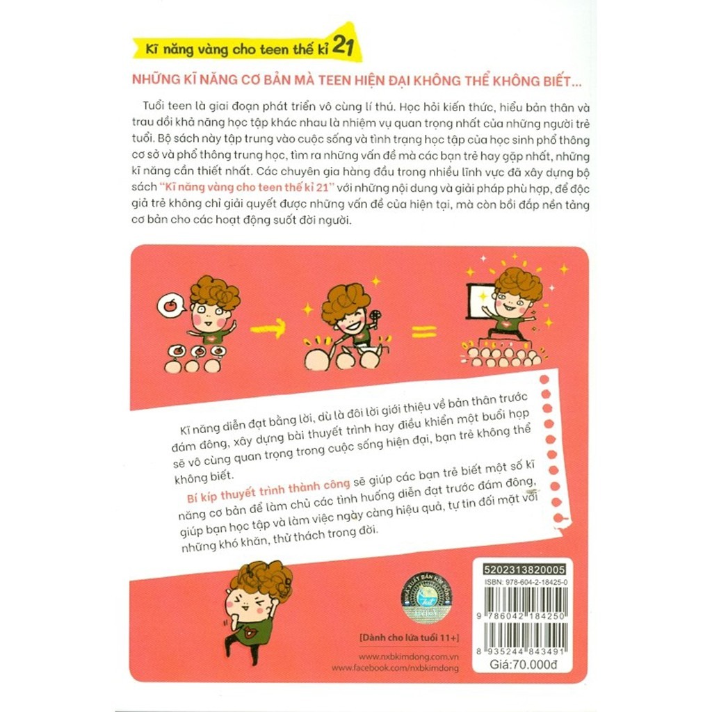 Kĩ Năng Vàng Cho Teen Thế Kỉ 21 - Bí Kíp Thuyết Trình Thành Công PDF đọc ebook online, epub online, nghe sách nói audio miễn phí. Tải sách Kĩ Năng Vàng Cho Teen Thế Kỉ 21 - Bí Kíp Thuyết Trình Thành Công PDF đọc ebook online, epub online, nghe sách nói audio miễn phí.