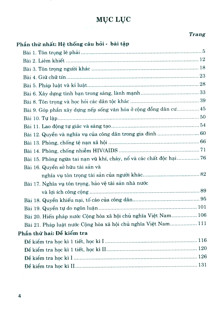 Tải sách Kiểm Tra, Đánh Giá Giáo Dục Công Dân 8 (Dùng Chung Cho Các Bộ SGK Hiện Hành) PDF đọc ebook online, epub online, nghe sách nói audio miễn phí.